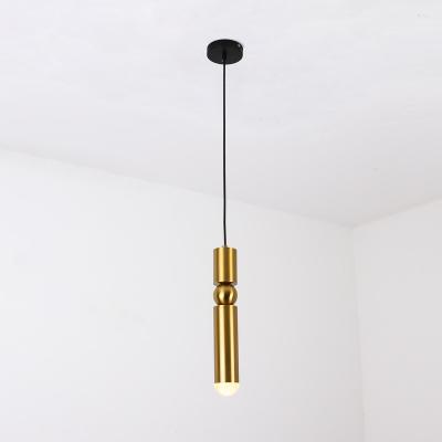 China Modern Gold GU10 Mini Metal Ceiling Hanging Light Decorative Fixtures For Kitchen Island Bedroom Bar Dining Room.cafe for sale