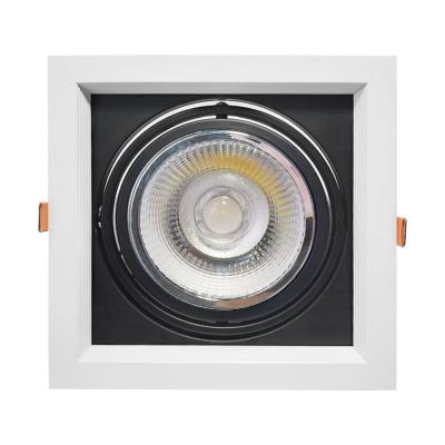 China High Quality Modern Recessed Mounted COB Led Ceiling Office Downlight Led Grill Light for sale