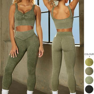 China Wholesale High Quality Breathable Active Workout Yoga Wear Women Yoga Sport Women Gym Custom Sets 2 Piece Sets for sale