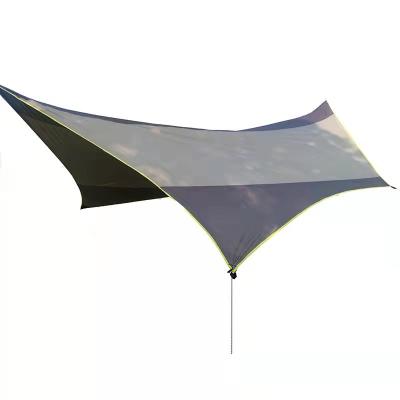 China Waterproof Foldable Outdoor Tent Outdoor Shade Garden Oxford Sun Shelter Tent Tarp Camping for sale