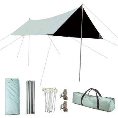 China Waterproof Foldable Outdoor Tent Outdoor Shade Garden Oxford Sun Shelter Tent Tarp Camping for sale