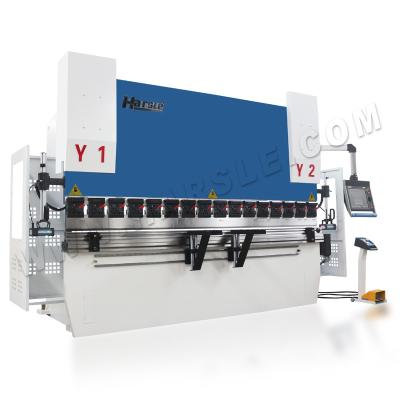 China CNC Synchronized  110T3200mm DA66T Controller hydraulic carbon steel press brake bending machine for sale