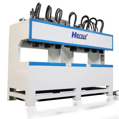 China HARSLE Multi-Head Combination Hydraulic Punching Machine for metal door skin for sale