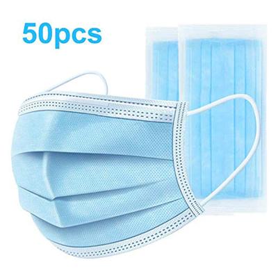 China Non-woven 3 ply in stock disposable Medical Face Mask for sale