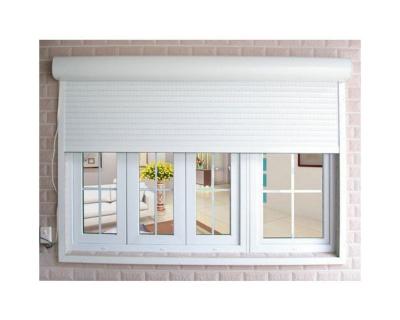 China Modern Automatic Roll Up Windows Aluminum Alloy Roller Shutter Window For Residential / House / Mall for sale