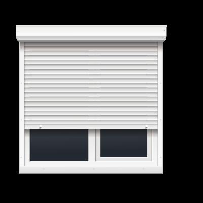 China Durable Popular Design Factory Price Aluminum Roller Up Window Shutters / Rolling Shutter for sale