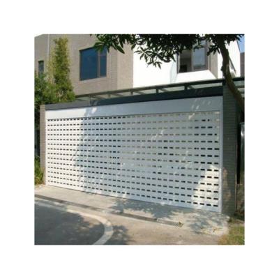 China Convenient Customized Color And Design Perforated Aluminum Shutter Profile Roller Shutters Security Garage Door for sale