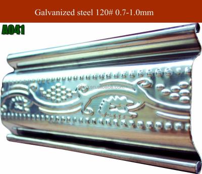 China Galvanized Steel With Foam 120mm Steel Shutter Slat With Three Different Parttern for sale