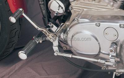 China Top Selling Aluminum Chrome Front Control Kit With Pegs For Sportster 883 Iron XL883N for sale