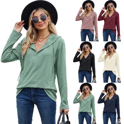 China New arrivals anti-pilling women's hoodies solid formal long sleeve sweatshirts hoodies for women for sale