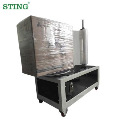 China Automatic Small Food Carton Box Pallet Stretch Film Wrapping Machine for sale