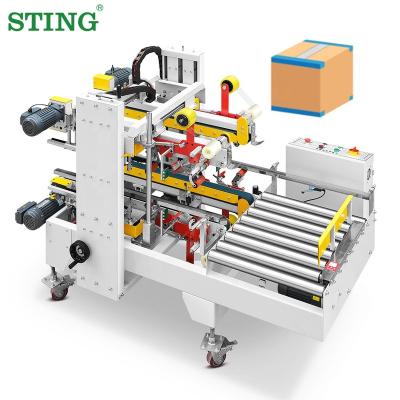 China Food Mini Case Carton Box Corner Sealer Sealing Machine for sale