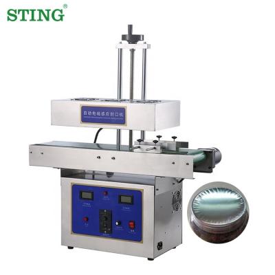 China Aluminum Electromagnetic Cup Induction Bottle Medicine Food Capless Sealer Capping Sealing Machine for sale