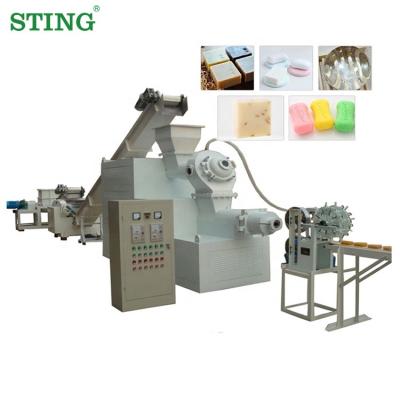 China Chemical Industries Complete Small Scale Natural Bar Laundry Soap Noodle Making Line Toilet Machine Supplies for sale