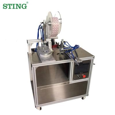 China Chemical Semi-auto Round Soap Pleat Wrapping Machine For Sale for sale