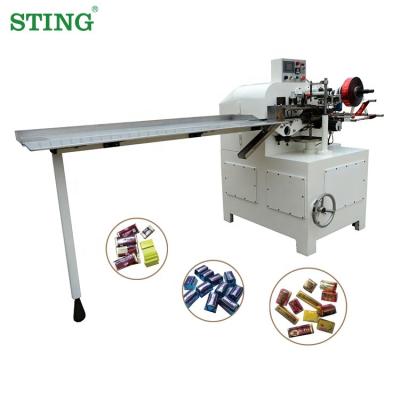 China Small Food Aluminum Foil Wrap Paper Square Chocolate Cube Single Fold Wrapping Machine For Sale for sale