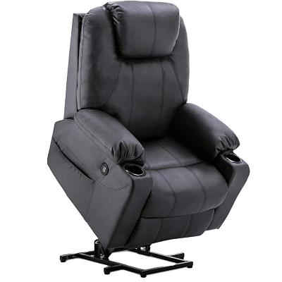 China High Quality Leather Power Massage JKY Furniture Electric Riser Recliner Chair With Massage Heating Function For The Elderly for sale