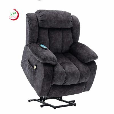 China (Height) Modern Desgin JKY Furniture Adjustable Power Lifted Chair For Elder Riser Recliner Electric Control Stand Up With Massage for sale