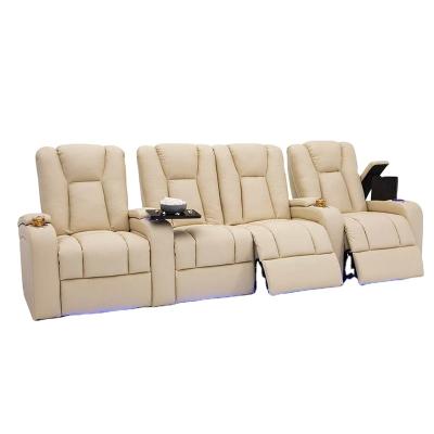 China Seating Recliner Sofa Modern Living Room Hotel Home Theater (Size) JKY Furniture Modern Design Power Adjustable Sectional Movie Theater for sale