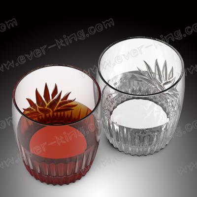 China 2OZ Custom Round Colored Clear Glass Cup Shot Glass for sale