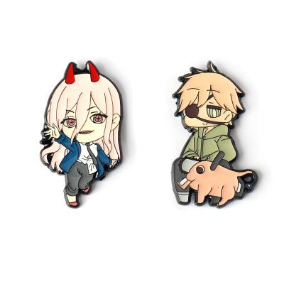 China Cute Cartoon Anime Alloy Brooch Pin Anya Forger Yor Forger Twilight Cosplay Chainsaw Man Spy Family Toy 5 Styles Decoration Gift for sale