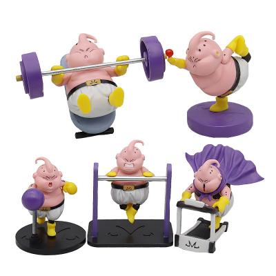 China Wholesale Cartoon Toy Model Toy Japan Anime Toys Figure Majin Buu Doll Model Figurine For Collection Decoration 5 Styles for sale