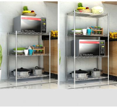 China Modern 5 Layers Metal Kitchen Storage Steel Shelf Rack for sale