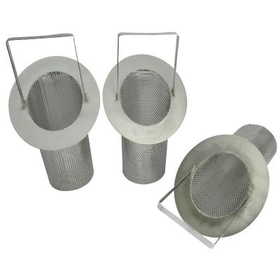 China 316L Stainless Steel Electronic Perforated Metal Portable Basket Filters for sale