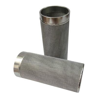 China Strong Corrosion Resistance TOPEP Customize 1-300 Micron Sinter Mesh Filter Stainless Steel Micro Wire Mesh Filter Tube for sale