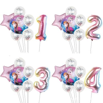 China 2022 Latex Rose Gold Balloon Number Birthday Party Decorations Kids Party Wedding Balloons Kids for sale