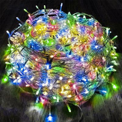 China Birthday Christmas LED Waterproof 8 Modes Outdoor Fairy String Lights USB Twinkle Party Decorations Garden Independence Day for sale