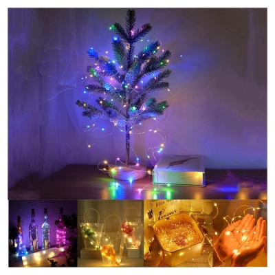 China Fairy Warm White Holiday Lights Garland Decoration Home Birthday Wedding Party Silver Wire Birthday LED String Light for sale