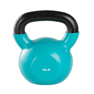 China New Custom Home Use Gym Fitness Colored PVC Coated Vinyl Coated Kettlebell for sale