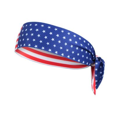 China Comfortable Soft Outdoor Running Headbands Sports Hair Bands Men and Women Tie Head Bands Headband Sport for sale