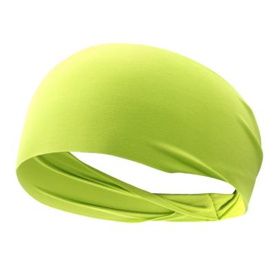 China Hot Sale Breathable Elasticity Adjustable Sweat Band Sport Elastic Headbands Non Slip Sporty Sweat Band for sale