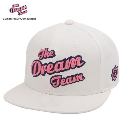 China COMMON Custom Logo Sports Caps 3D Embroidery Snapback Hat, Wholesale Flat Brim Snapback Hat for sale