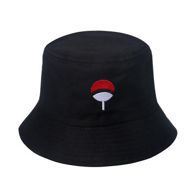 China Japan And Korean Style Anime Style Naruto Uchiha Symbol Sign Bucket Hat for sale