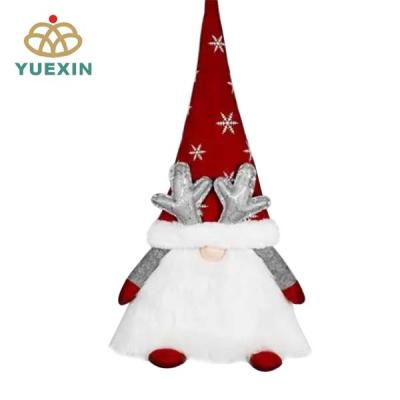 China Large Santa Gnome Tree Topper Swedish Tomte Plush Christmas Decorations Gnome Christmas Tree Topper Decorations for sale