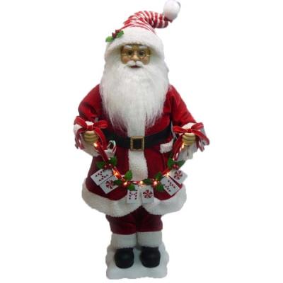 China Gift & 28 inch Animated Santa Decoration with Lighted Signs for sale