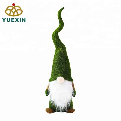 China Gift & Decorative Green Smoothly Popular Plush Stuffed Gnome For Festival Ornament for sale