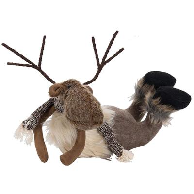 China Gift & Standing Decoration 11inch Christmas Moose Stuffed And Plush Toys for sale