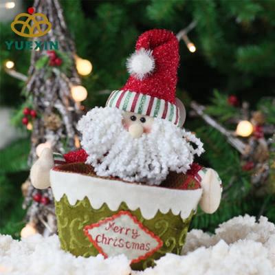 China Gift & Wholesale Christmas Santa Claus Shaped Gift Decoration Novelty Candy Box for sale