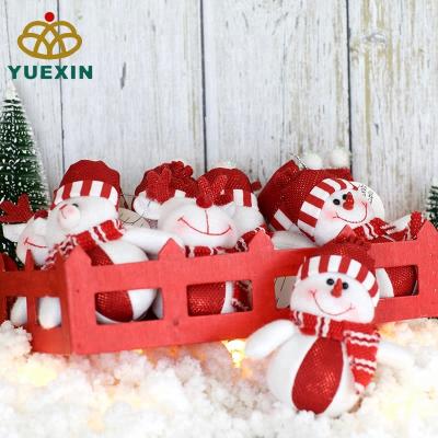 China Gift & Santa Snowman Bear and Reindeer Decoration Christmas Tree Hanging Doll for sale