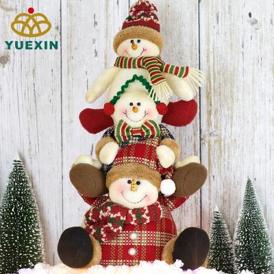 China Gift & New Decoration Design Christmas Snowmen Tower For Holiday Home Ornament for sale