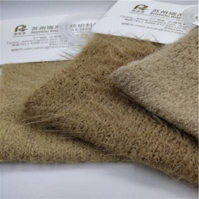 China Anti-pilling Core 13NM/2 Spun Yarn Nylon Yarn Mixed Fancy Yarn 0.9cm Feather for sale