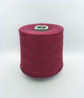 China Sustainable Acrylic Nylon 48NM/2 28S/2 PBT Blend Velvet Yarn For High Grade Knitting Fabric for sale