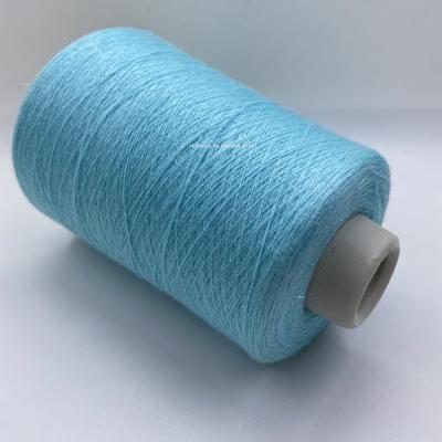 China 48NM/2 rayon/sustainable polyester/nylon core spun yarn with lurex for 10GG 12GG flat knitting machine for sale