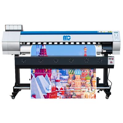 China Factory direct sale 1.6m/1.8m/2.5m eco indoor outdoor large format advertising printer shirt printing shop solvent machine for sale