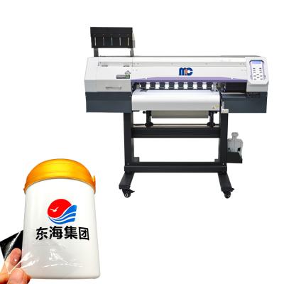 China Garment shops dtf film printer 70 cm 4 heads uv printer with i3200 printheads for sale