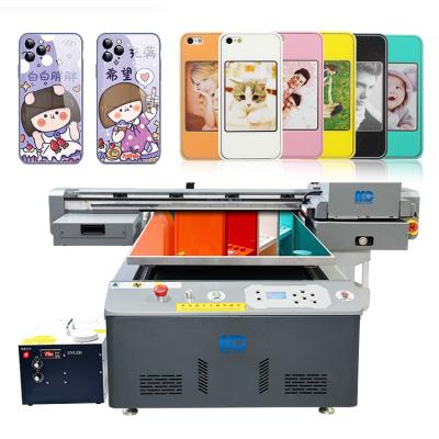 China garment shops uv6090 uv6090 phone case phone cover bottl uv flatbed printer with xp600 head for sale